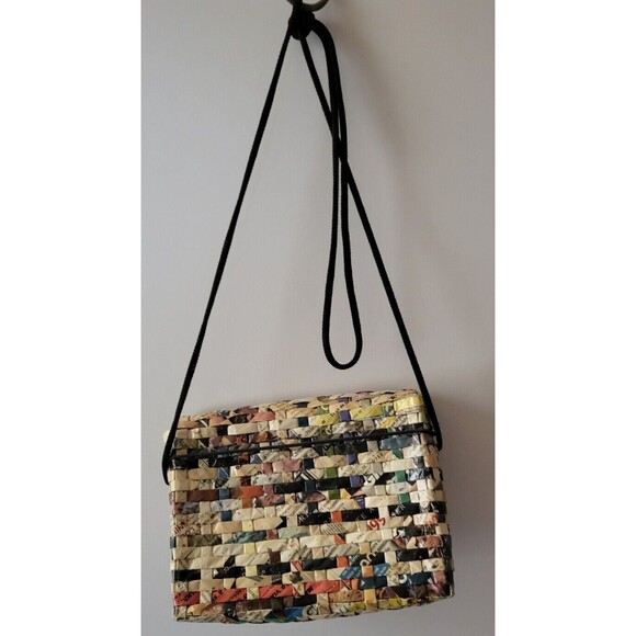 Unique Woven Purse-One of a Kind-Crossbody - Picture 1 of 3